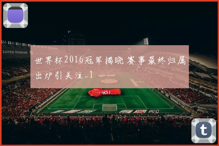 世界杯2016冠军揭晓 赛事最终归属出炉引关注_1